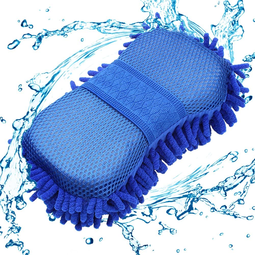 Σφουγγάρι Μικροϊνών - 2 Όψεων Αυτοκινήτου - Chenille Sponge